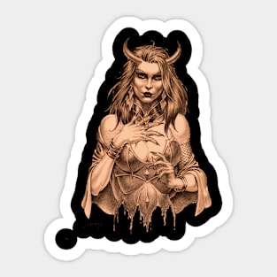 Devil Girl Sticker